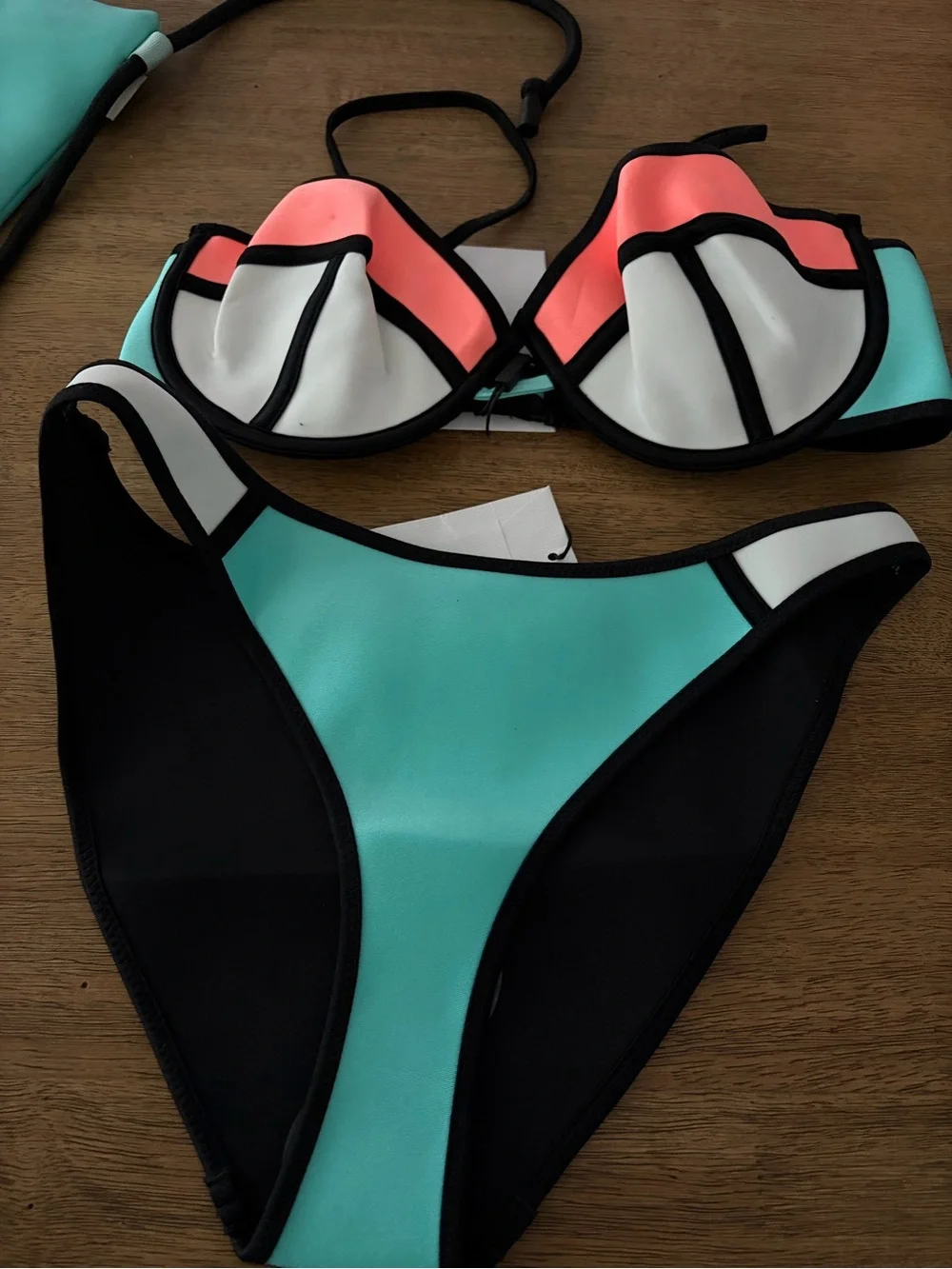 New Triangl POPPY - TUTTI FRUTTI NEOPRENE BALCONETTE BIKINI SET